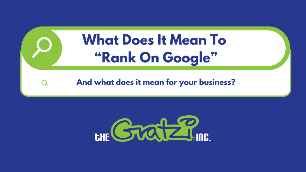 What does it mean to rank on google, rank on google, how to rank on google