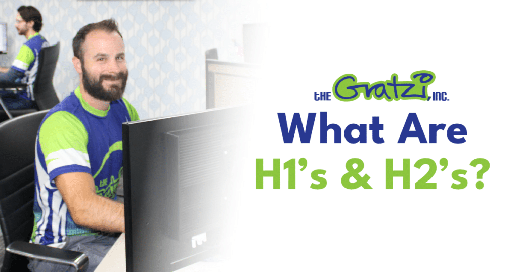 what are h1's and h2's, what is an h1, what is an h2